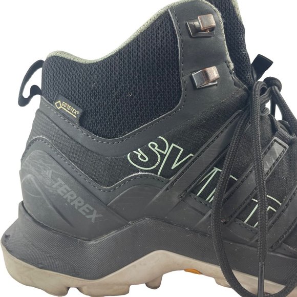 Adidas Women's Terrex Swift R2 Black Mid GTX Hiking Shoes CM7651 Size 9 - Picture 8 of 13